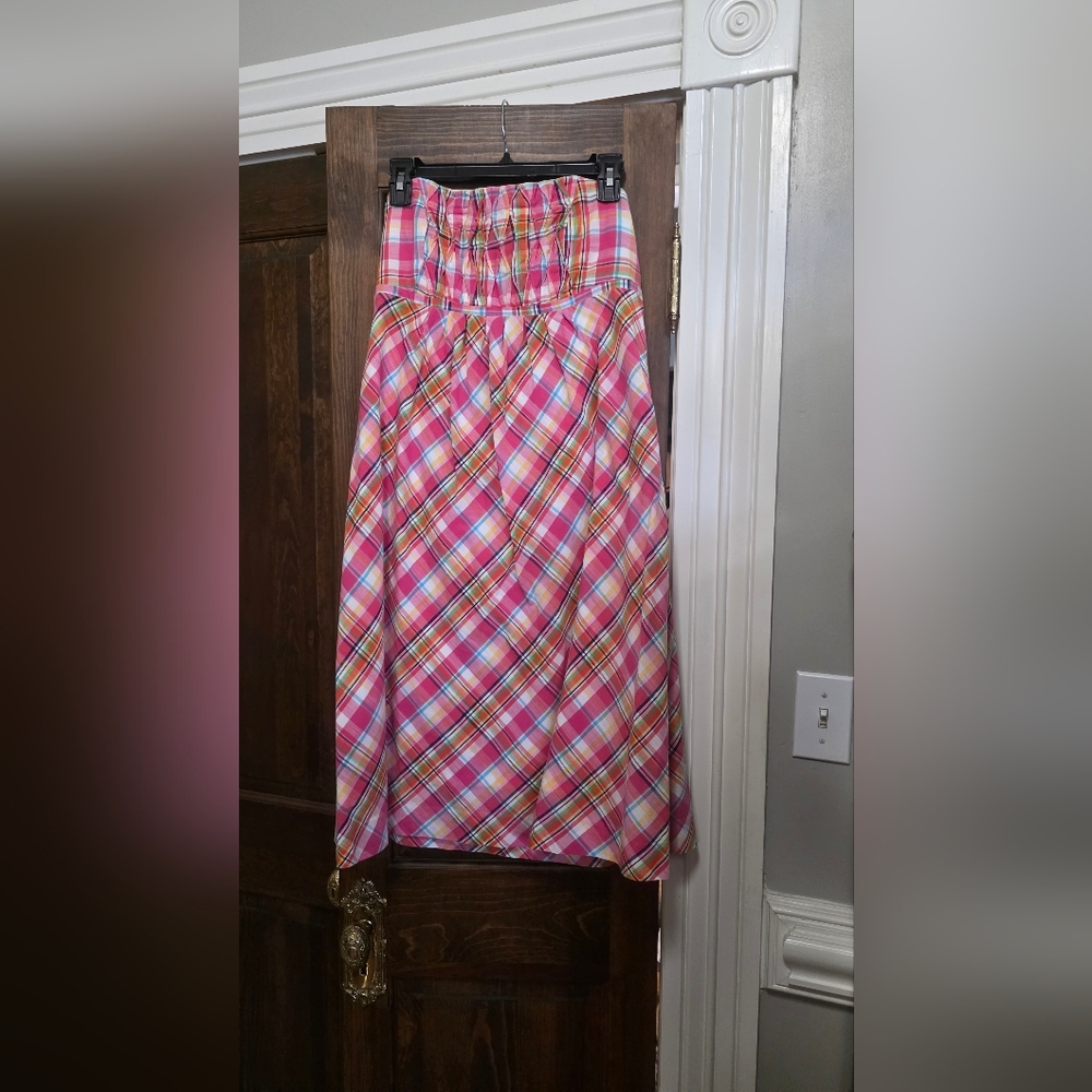 Lilly Pulitzer Plaid Knee-length Dress - Picture 2 of 4